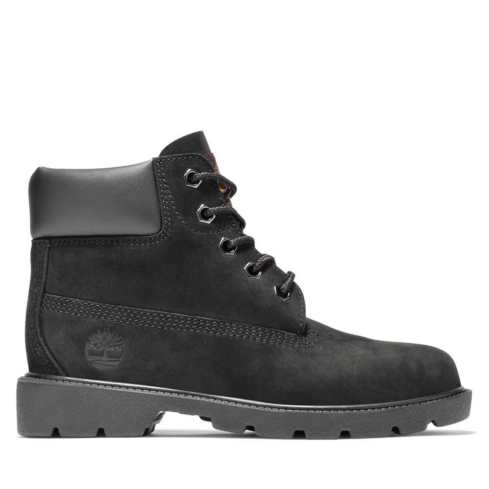 Bototos Timberland Niños 6-Inch Junior Classic Waterproof Negras - Chile WZO-584092